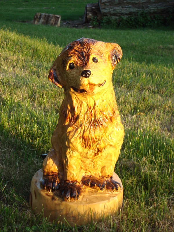 Puppy Dog Sculpture